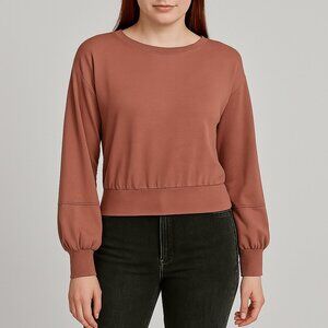 Insanely Soft Balloon Sleeve Cocoa Sweatshirt by Express *BRAND NEW WITH TAGS*